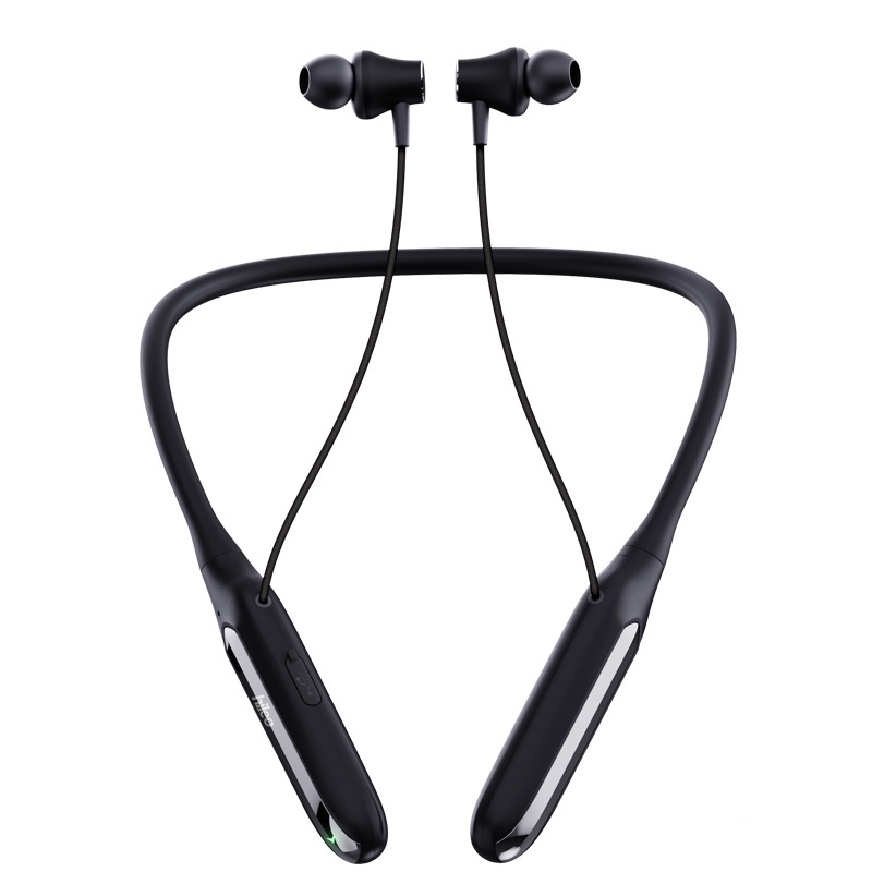 Hileo Hi75 Wireless Bluetooth Hanging Neck In-ear Sports Earphone(Black)