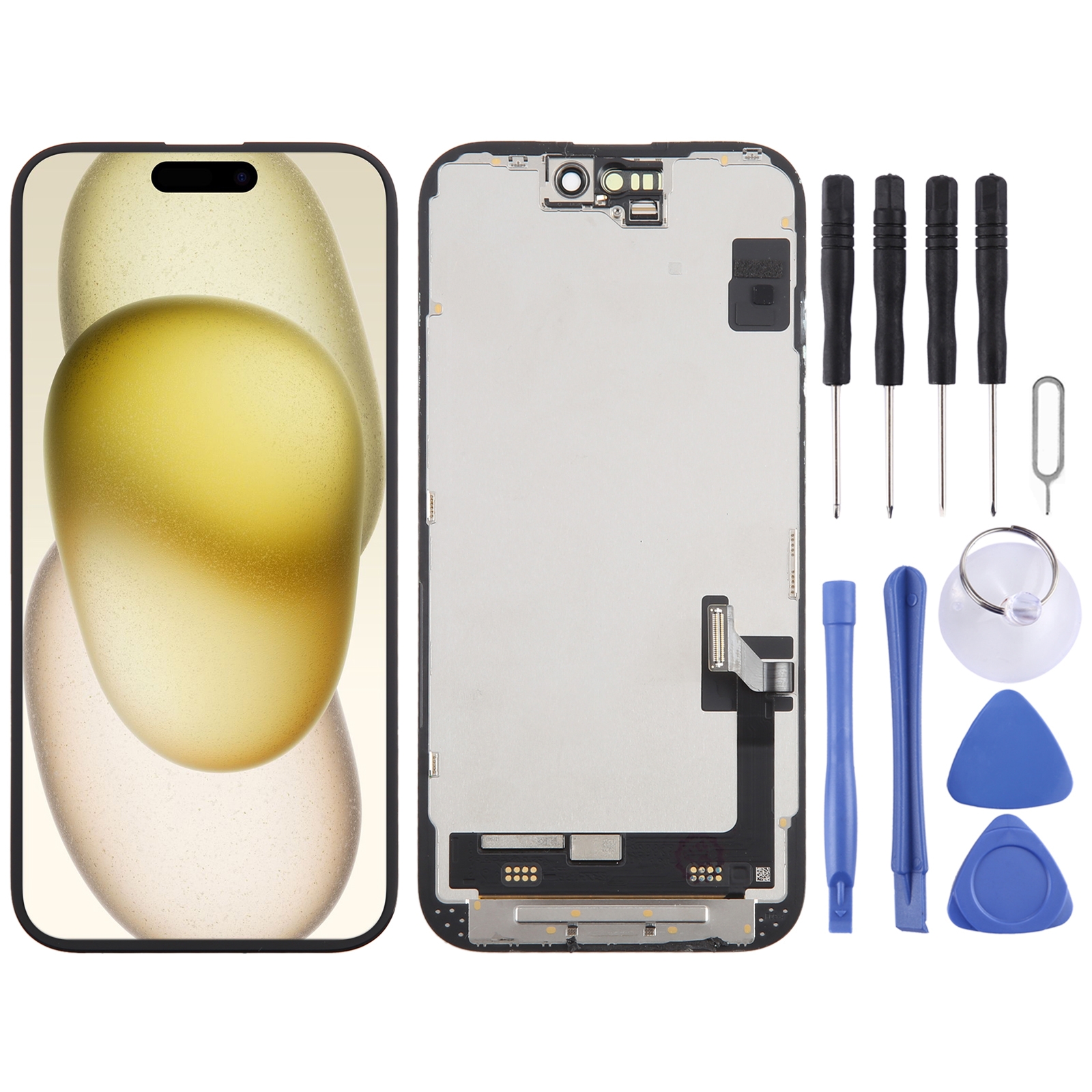 For iPhone 15 Original LCD Screen with Digitizer Full Assembly