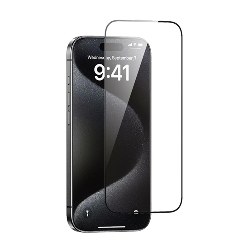 For iPhone 16 Pro USAMS 0.3mm 9D High Alumina Full Screen Tempered Film(Black) For iPhone 16 Pro USAMS 0.3mm 9D High Alumina Full Screen Tempered Film(Black)
