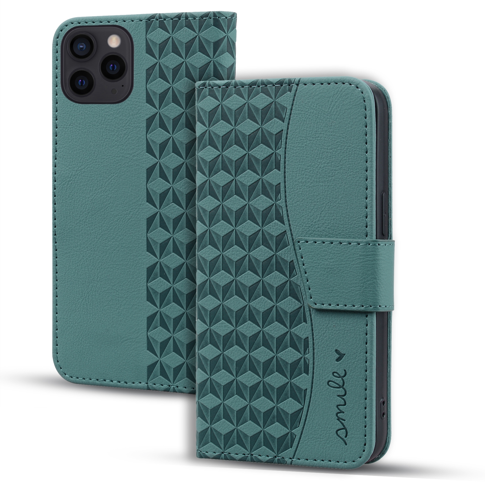 For iPhone 16 Pro Max Business Diamond Buckle Leather Phone Case with Lanyard(Green) For iPhone 16 Pro Max Business Diamond Buckle Leather Phone Case with Lanyard(Green)