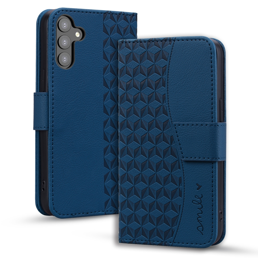 For Samsung Galaxy S23 FE 5G Diamond Buckle Leather Phone Case with Lanyard(Royal Blue)
