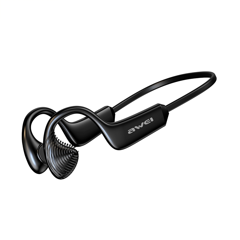 AWEI A896BL Air Conduction Sports Bluetooth Earphones Support TF Card(Black) AWEI A896BL Air Conduction Sports Bluetooth Earphones Support TF Card(Black)