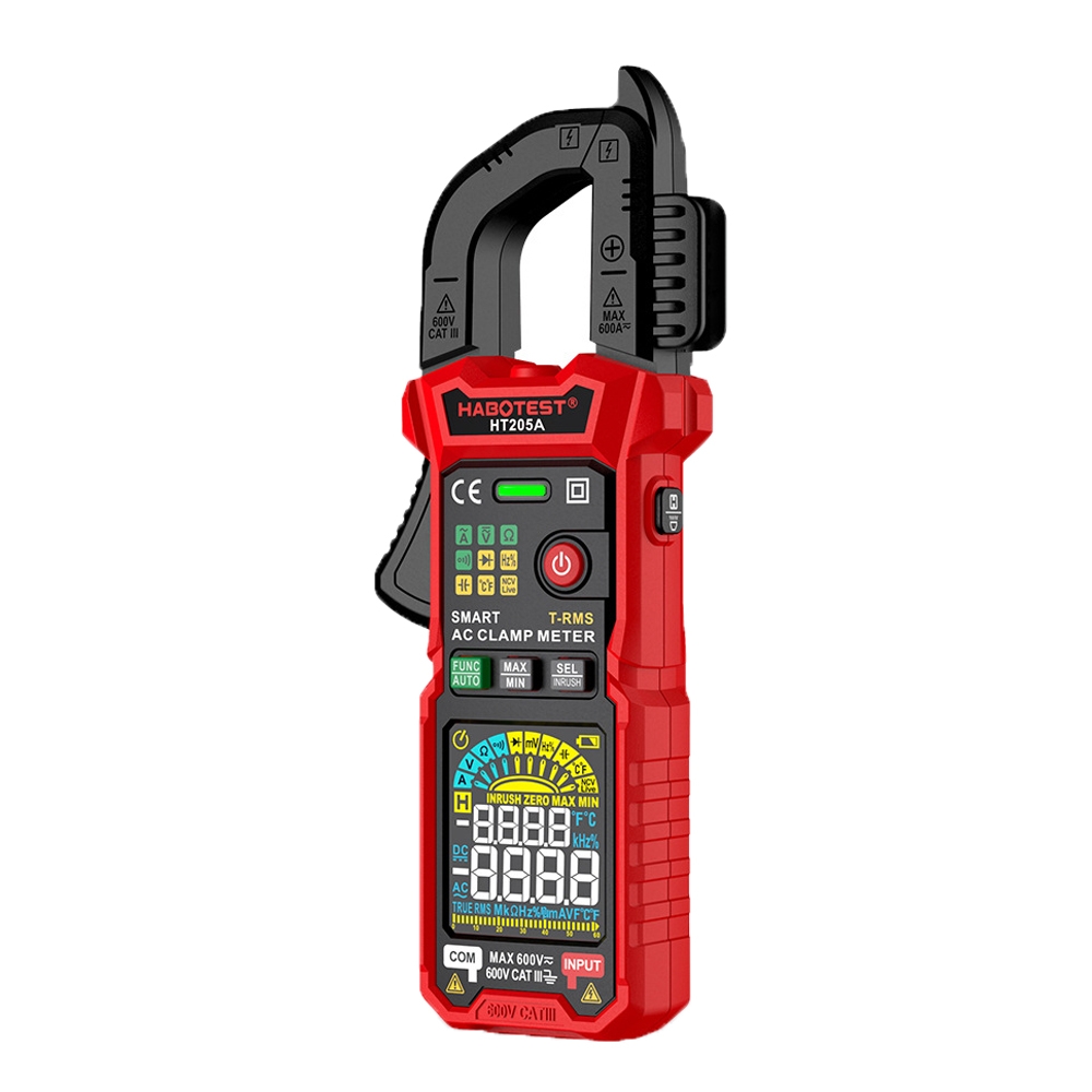 HABOTEST HT205A Multifunctional Intelligent Burn-proof Clamp Multimeter