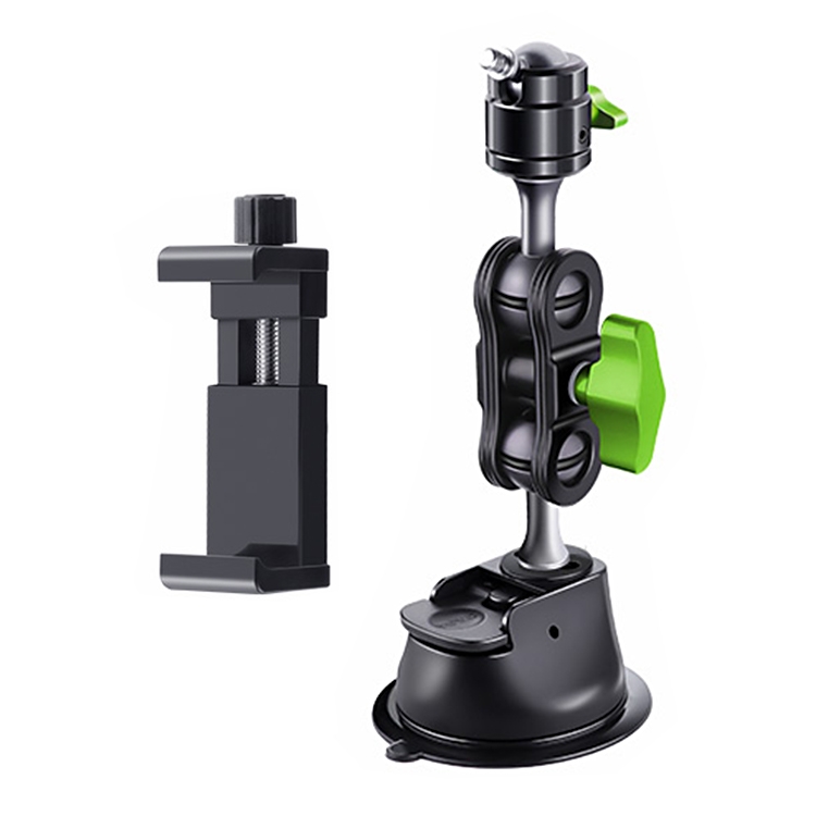 Single Suction Cup Pea Clamp Arm Holder 23cm with Knob Phone Clamp Single Suction Cup Pea Clamp Arm Holder 23cm with Knob Phone Clamp