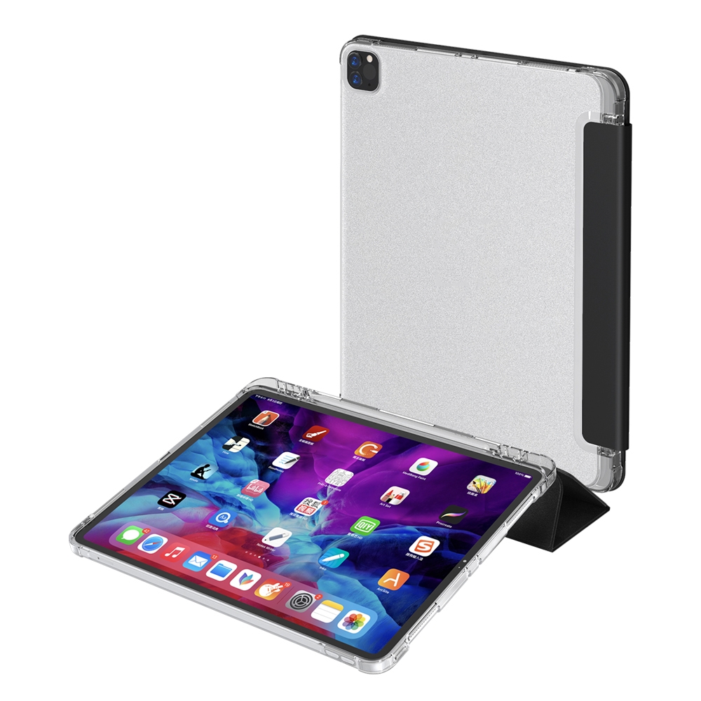For iPad 10.9 inch 2022 TOTU Yippee Color Seires PC + PU Leather Flip Tablet Case with Sleep / Wake Up Function(Black) For iPad 10.9 inch 2022 TOTU Yippee Color Seires PC + PU Leather Flip Tablet Case with Sleep / Wake Up Function(Black)
