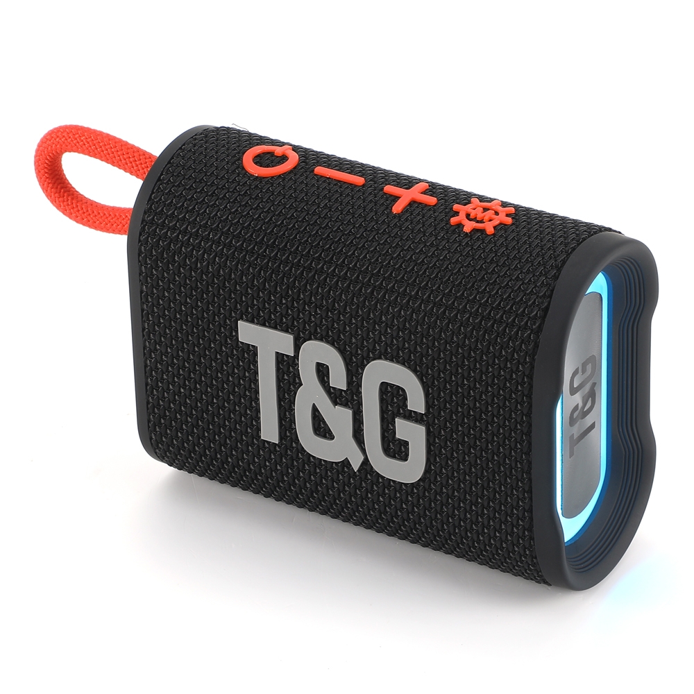 T&G TG396 Outdoor Portable Ambient RGB Light IPX7 Waterproof Bluetooth Speaker(Black) T&G TG396 Outdoor Portable Ambient RGB Light IPX7 Waterproof Bluetooth Speaker(Black)