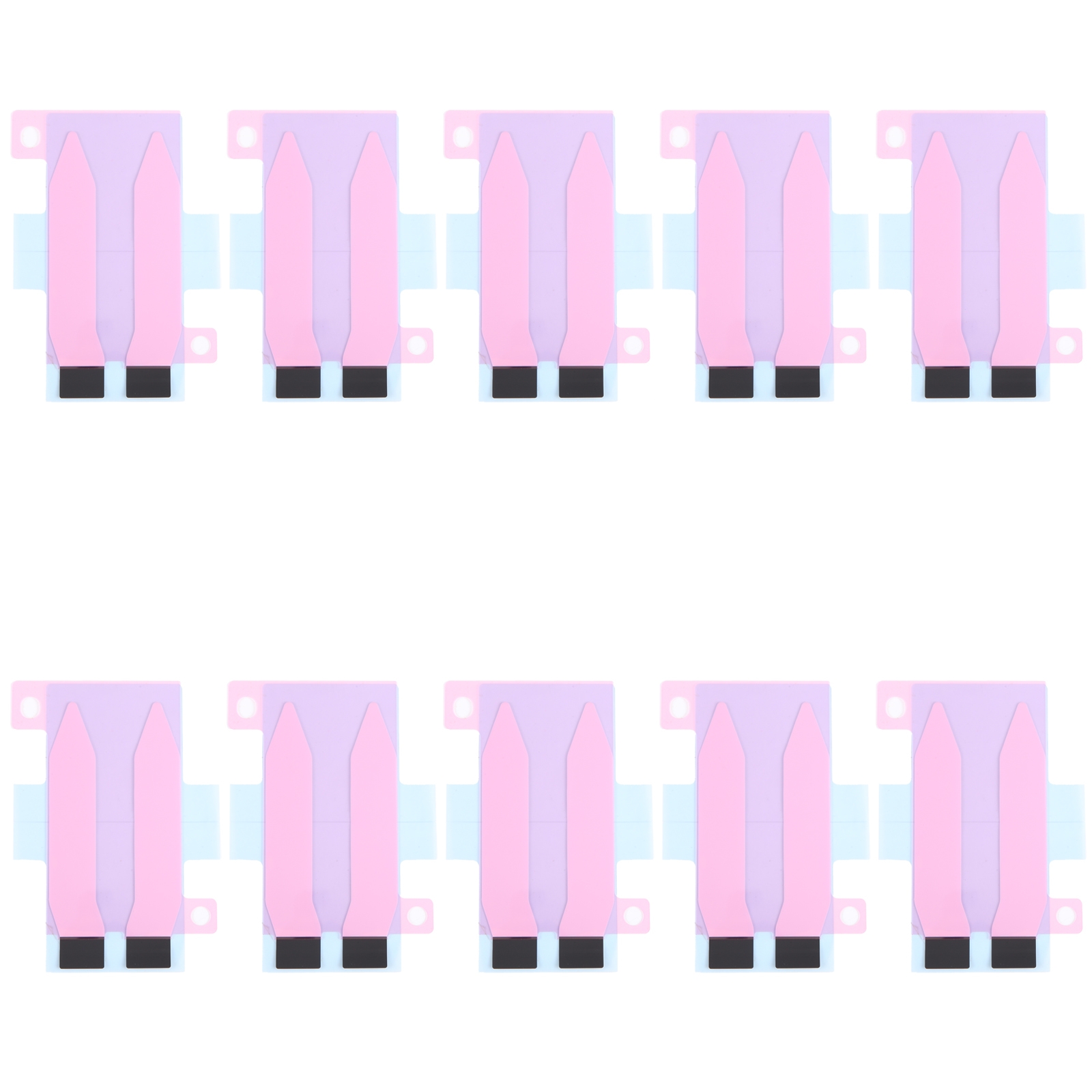 For iPhone 15 10pcs Battery Adhesive Tape Stickers