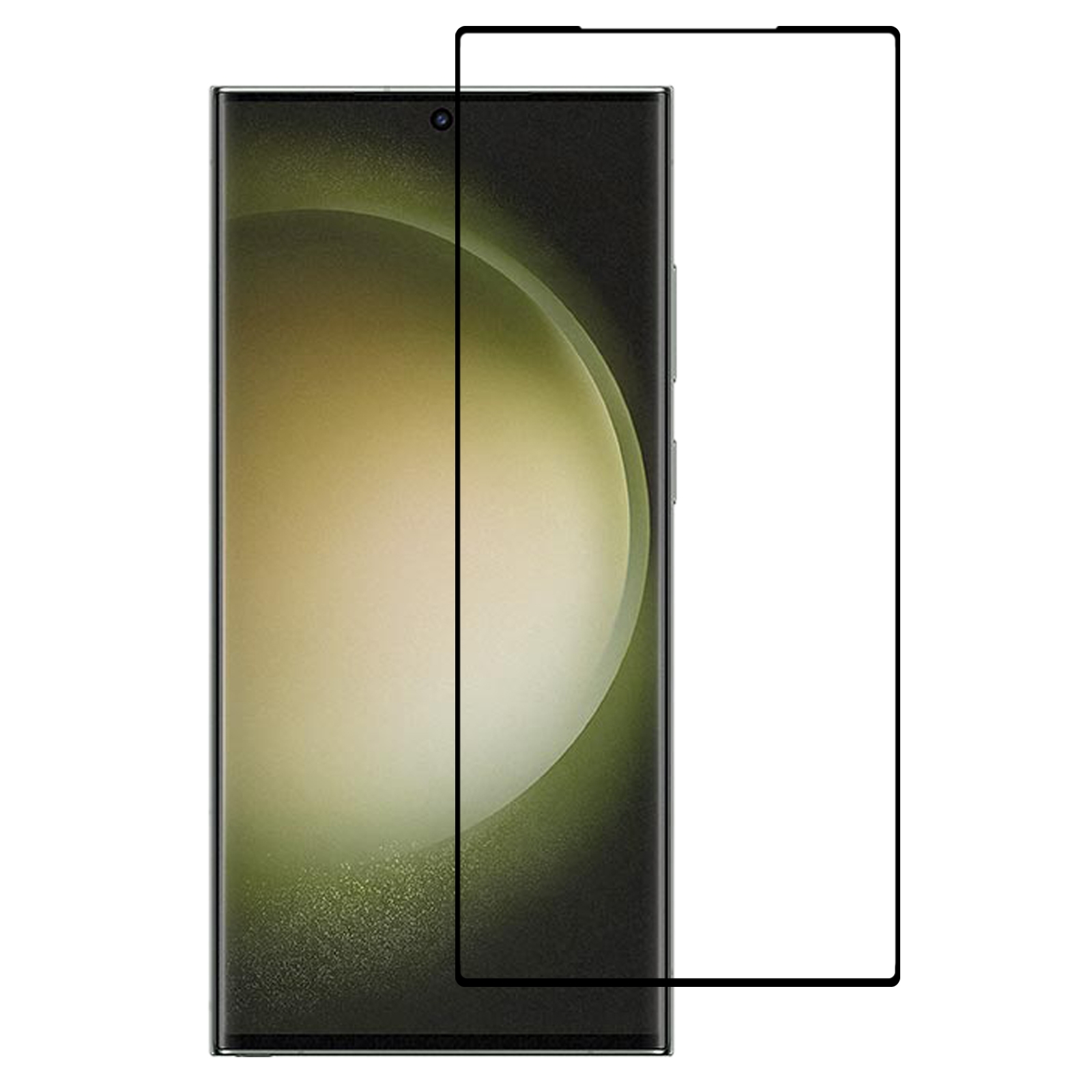 For Samsung Galaxy S23 Ultra 5G Full Glue Screen Tempered Glass Film, Support Fingerprint Unlocking For Samsung Galaxy S23 Ultra 5G Full Glue Screen Tempered Glass Film, Support Fingerprint Unlocking