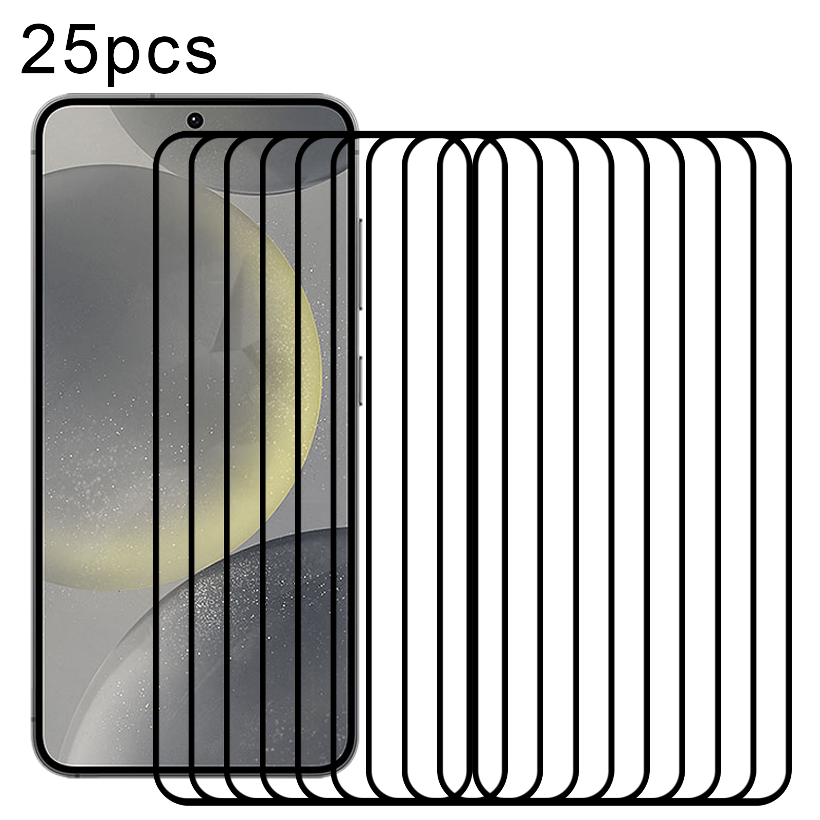 For Samsung Galaxy S25+ 5G 25pcs Full Glue Screen Tempered Glass Film, Support Fingerprint Unlocking For Samsung Galaxy S25+ 5G 25pcs Full Glue Screen Tempered Glass Film, Support Fingerprint Unlocking