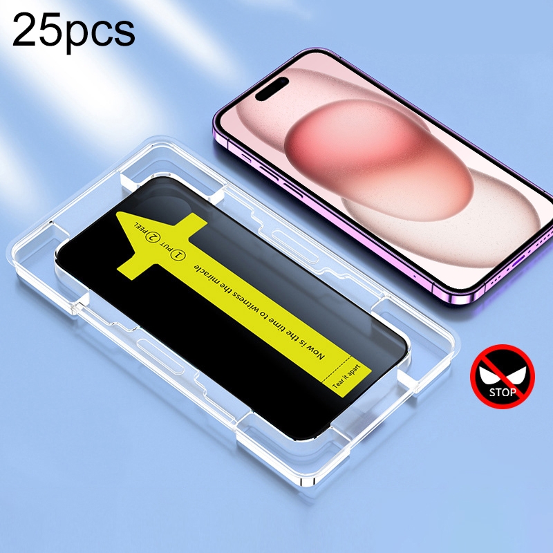 For iPhone 14 Pro Max 25pcs Anti-peeping Fast Attach Dust-proof Anti-static Tempered Glass Film For iPhone 14 Pro Max 25pcs Anti-peeping Fast Attach Dust-proof Anti-static Tempered Glass Film