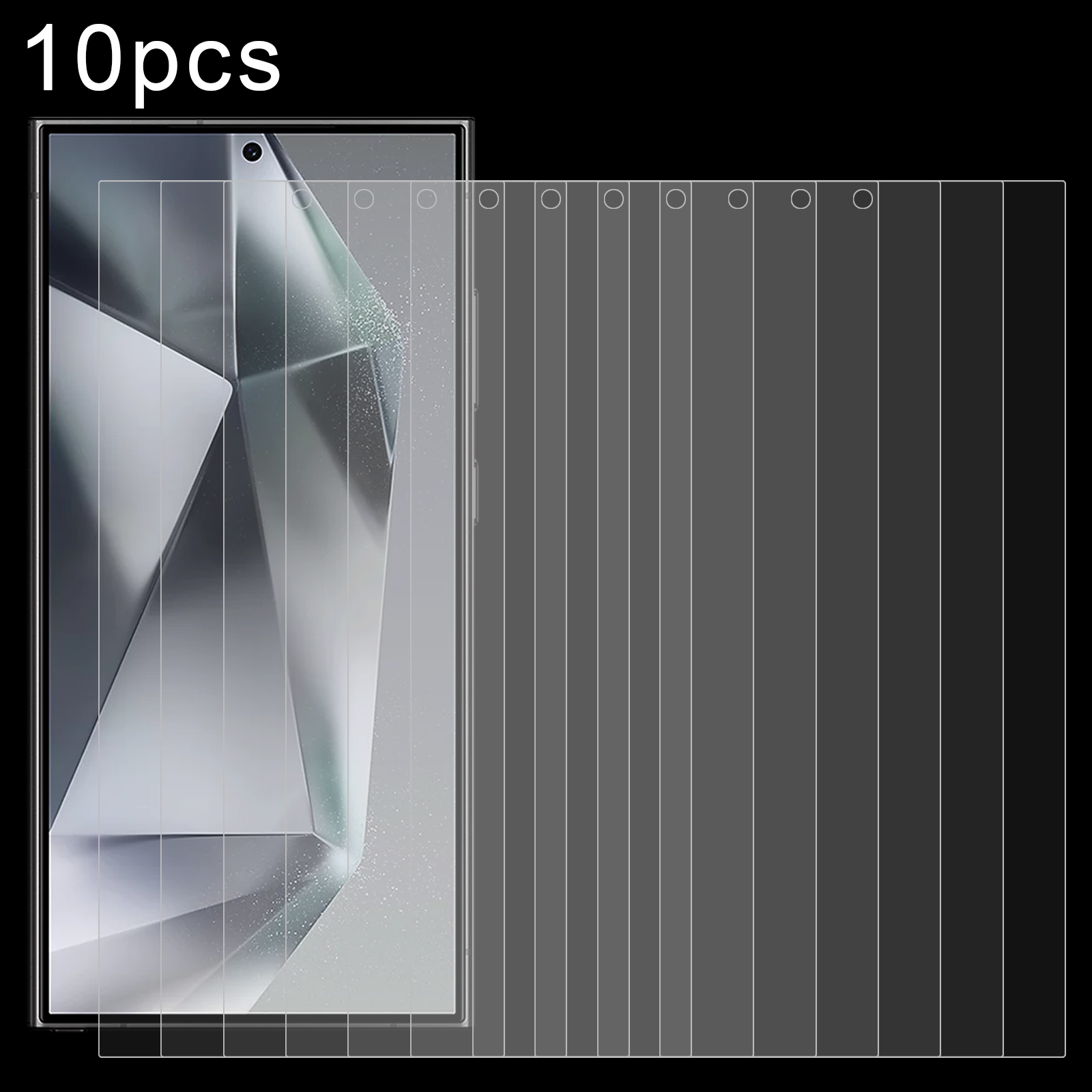 For Samsung Galaxy S25 Ultra 5G 10pcs 0.18mm 9H 2.5D Tempered Glass Film, Support Fingerprint Unlocking For Samsung Galaxy S25 Ultra 5G 10pcs 0.18mm 9H 2.5D Tempered Glass Film, Support Fingerprint Unlocking