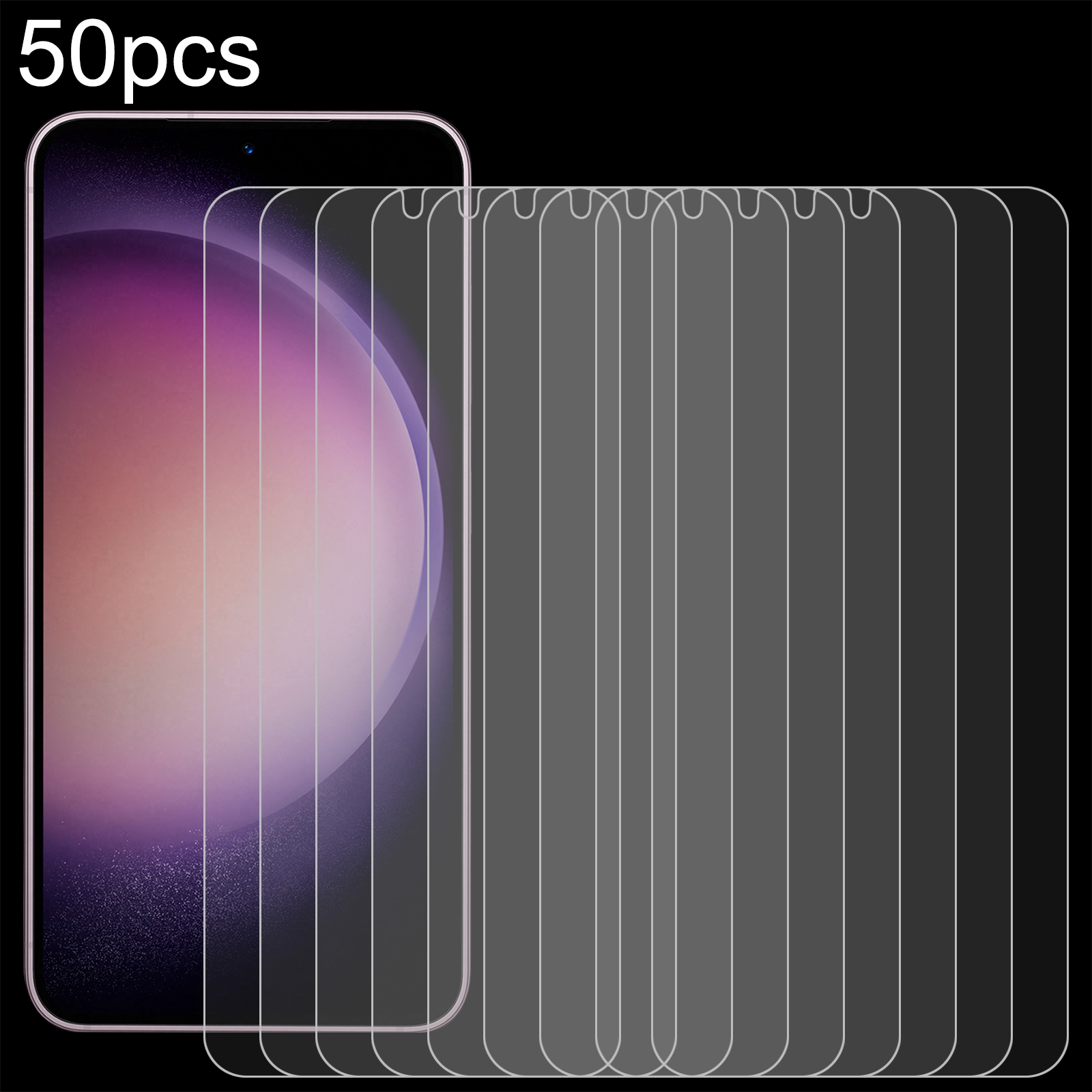 For Samsung Galaxy S24+ 5G 50pcs 0.18mm 9H 2.5D Tempered Glass Film, Support Fingerprint Unlocking For Samsung Galaxy S24+ 5G 50pcs 0.18mm 9H 2.5D Tempered Glass Film, Support Fingerprint Unlocking