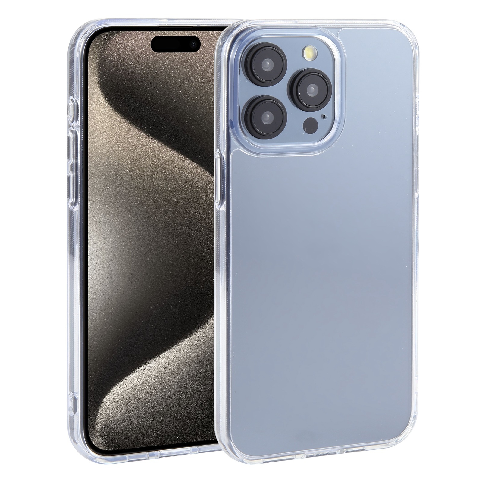 For iPhone 15 Pro DFANS DESIGN Shockproof Phone Case(Transparent) For iPhone 15 Pro DFANS DESIGN Shockproof Phone Case(Transparent)