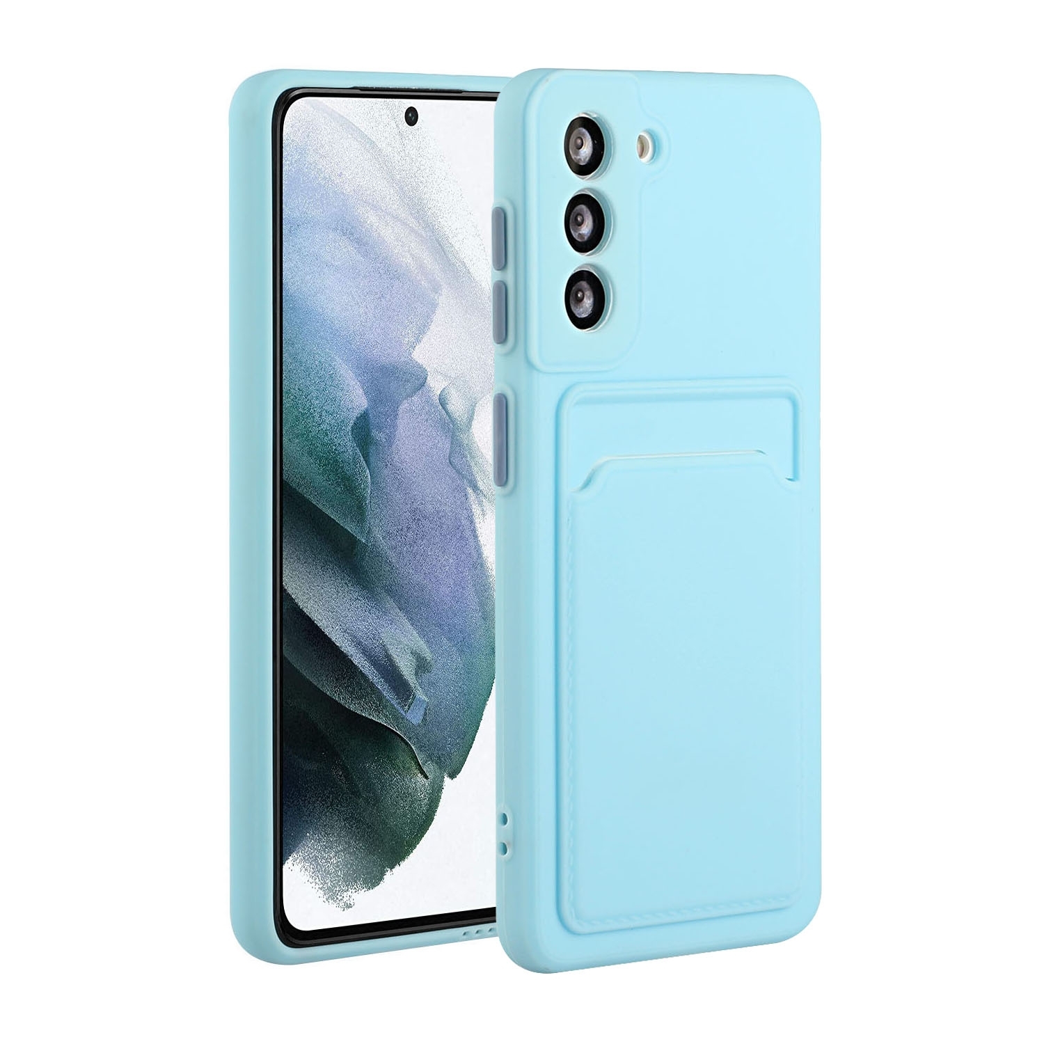 For Samsung Galaxy S23+ 5G Card Slot Design Shockproof TPU Phone Case(Sky Blue) For Samsung Galaxy S23+ 5G Card Slot Design Shockproof TPU Phone Case(Sky Blue)