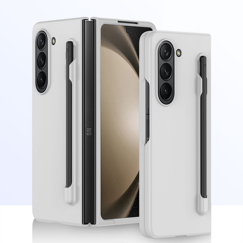 For Samsung Galaxy Z Fold6 Integrated Skin Feel PC Phone Case with Pen / Pen Box(White) For Samsung Galaxy Z Fold6 Integrated Skin Feel PC Phone Case with Pen / Pen Box(White)