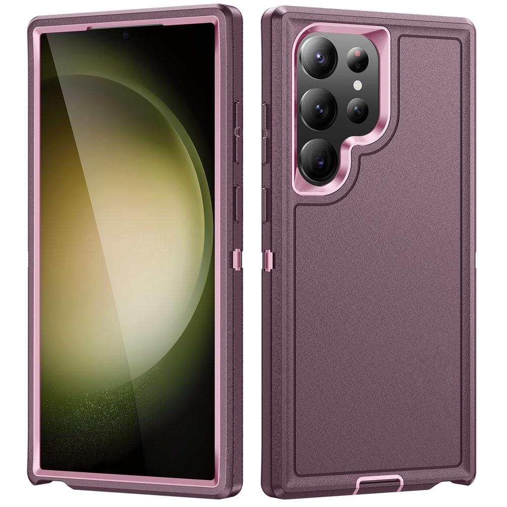 For Samsung Galaxy S24 Ultra 5G Life Waterproof Rugged Phone Case(Purple + Pink) For Samsung Galaxy S24 Ultra 5G Life Waterproof Rugged Phone Case(Purple + Pink)