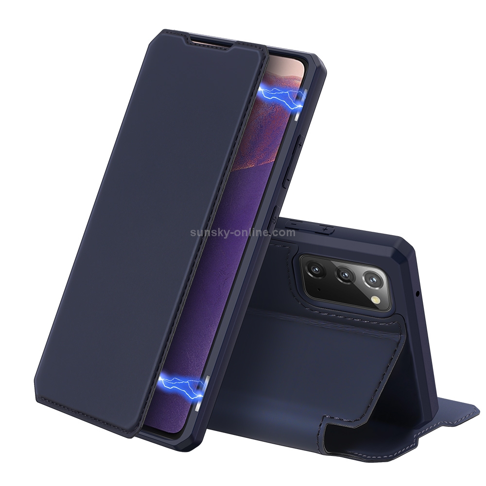 For Samsung Galaxy Note20 DUX DUCIS Skin X Series PU + TPU Horizontal Flip Leather Case with Holder & Card Slots(Blue) For Samsung Galaxy Note20 DUX DUCIS Skin X Series PU + TPU Horizontal Flip Leather Case with Holder & Card Slots(Blue)