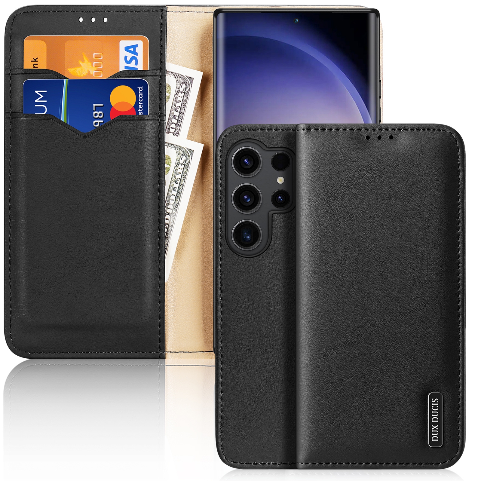 For Samsung Galaxy S24 Ultra 5G DUX DUCIS Hivo Series Cowhide + PU + TPU Flip Phone Case(Black) For Samsung Galaxy S24 Ultra 5G DUX DUCIS Hivo Series Cowhide + PU + TPU Flip Phone Case(Black)