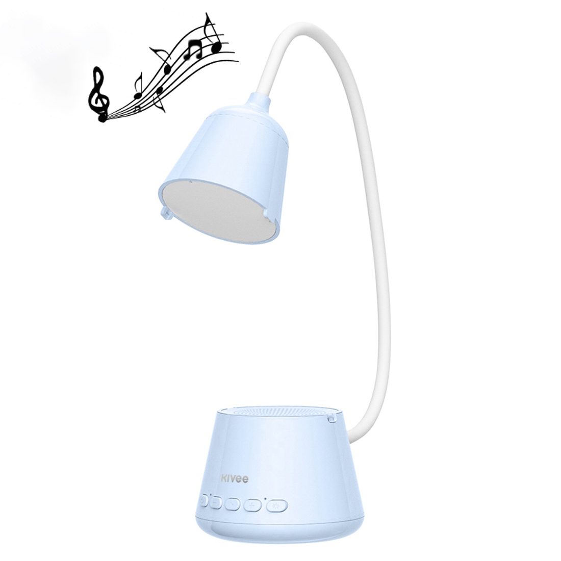 KIVEE KV-DM01 Portable Bluetooth 5.0 Desk Lamp Bluetooth Speaker, Support TF Card / U Disk / FM(Blue) KIVEE KV-DM01 Portable Bluetooth 5.0 Desk Lamp Bluetooth Speaker, Support TF Card / U Disk / FM(Blue)