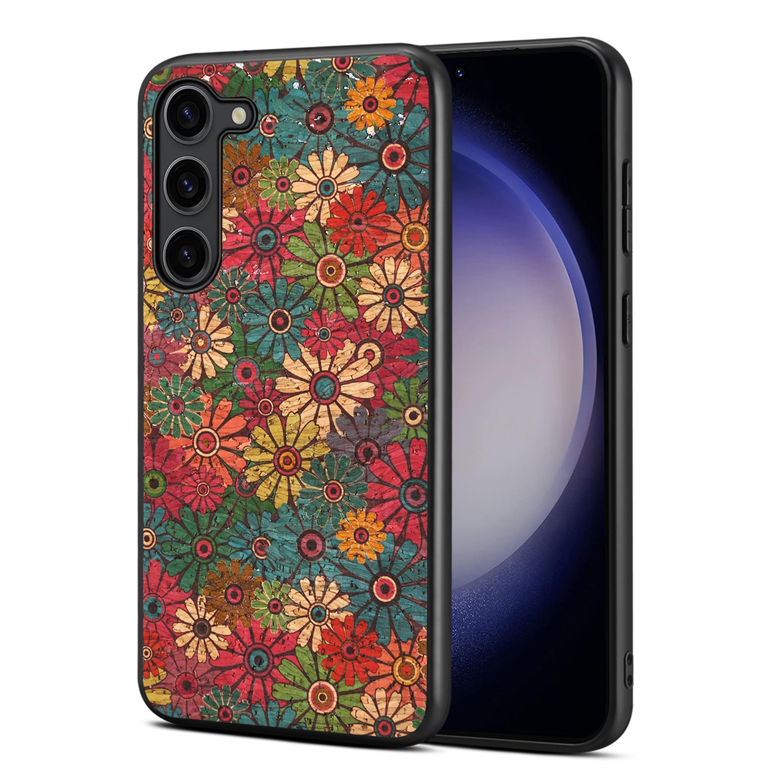 For Samsung Galaxy S24 5G Four Seasons Flower Language Series TPU Phone Case(Spring Green) For Samsung Galaxy S24 5G Four Seasons Flower Language Series TPU Phone Case(Spring Green)