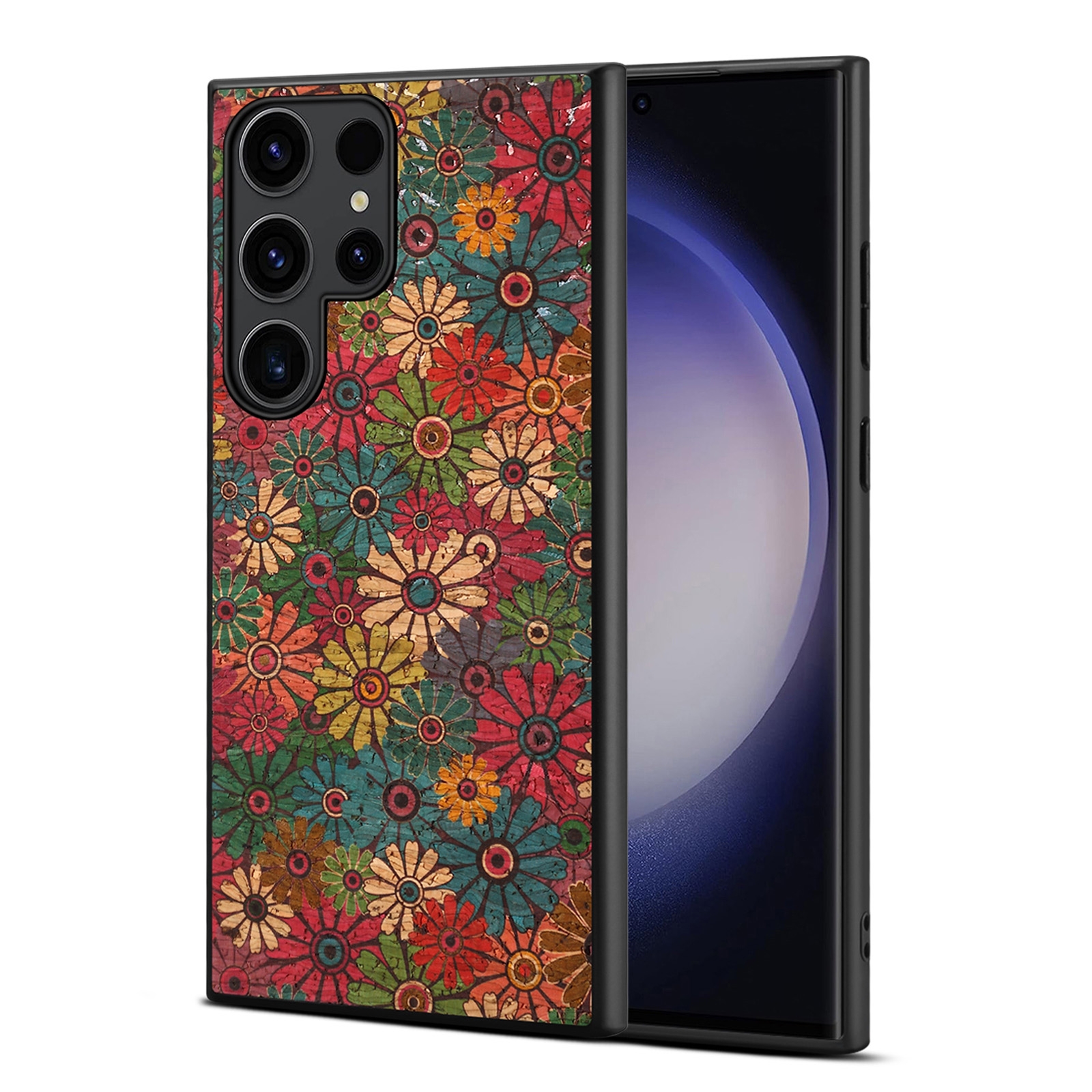 For Samsung Galaxy S23 Ultra 5G Four Seasons Flower Language Series TPU Phone Case(Spring Green) For Samsung Galaxy S23 Ultra 5G Four Seasons Flower Language Series TPU Phone Case(Spring Green)