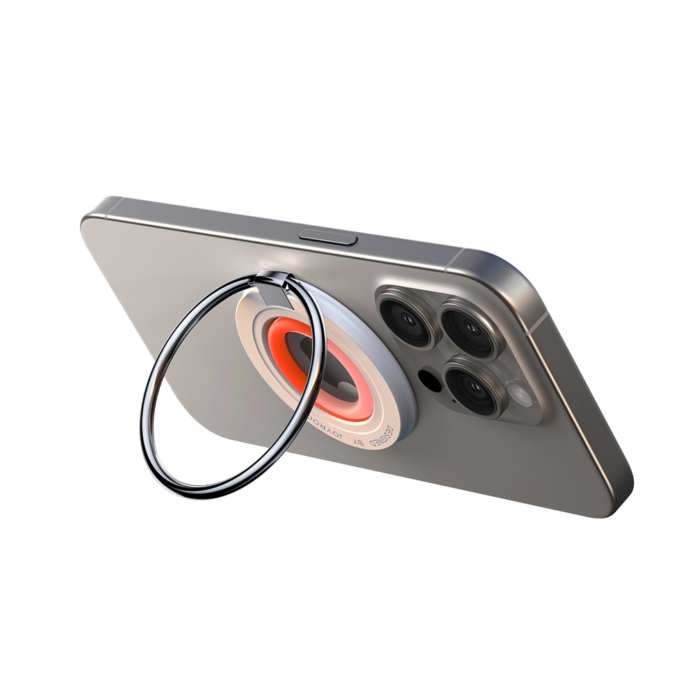 JOYROOM JR-ZS383 Magnetic Ring Holder(Orange) JOYROOM JR-ZS383 Magnetic Ring Holder(Orange)