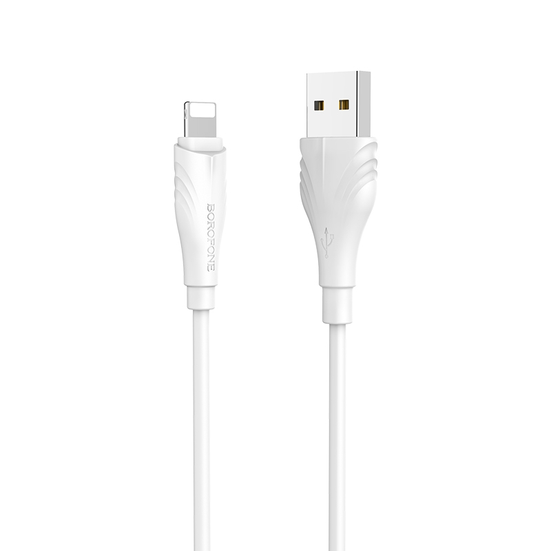 Borofone BX18 1.6A Max Output USB to 8 Pin Optimal Charging Data Cable, Cable Length:2m(White) Borofone BX18 1.6A Max Output USB to 8 Pin Optimal Charging Data Cable, Cable Length:2m(White)