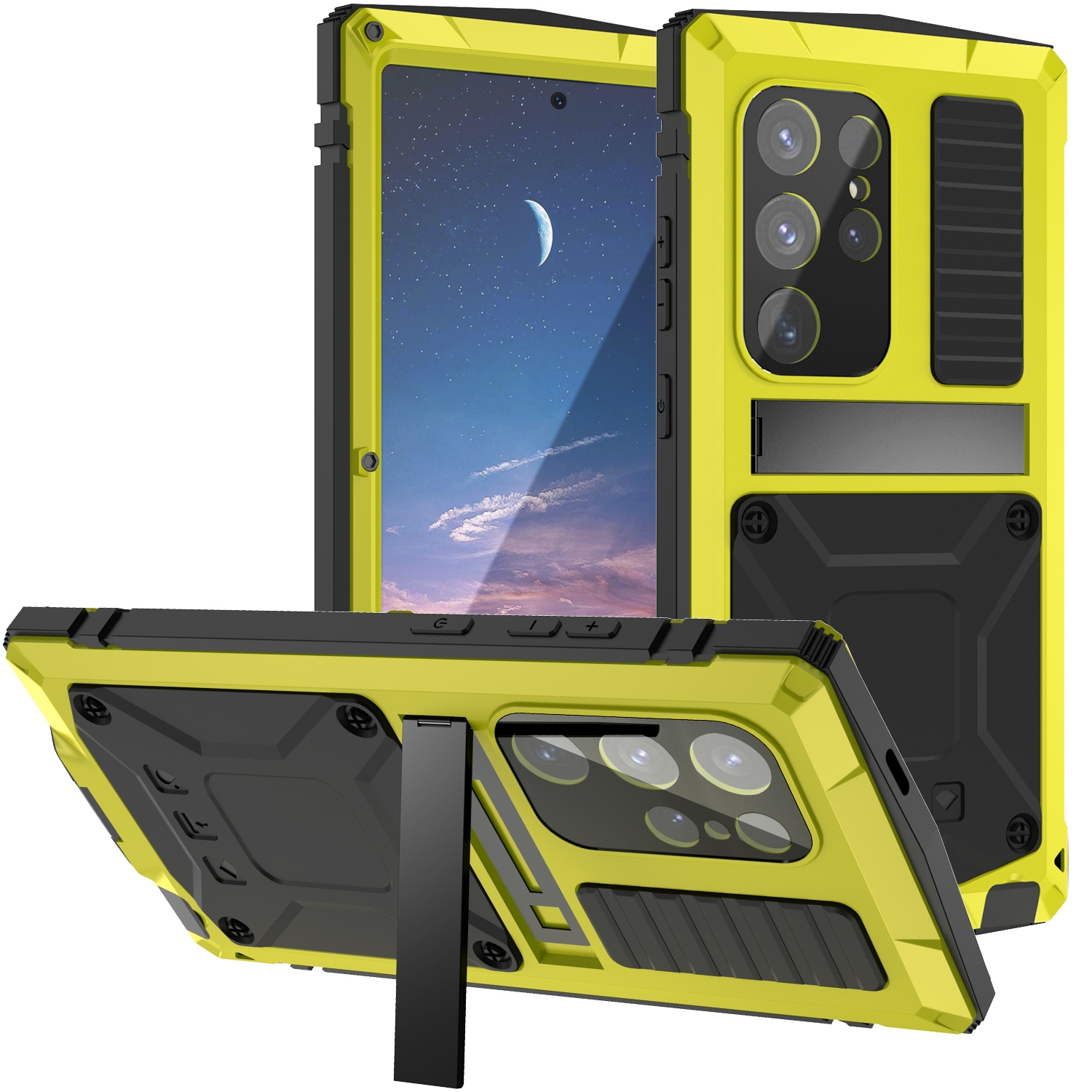 For Samsung Galaxy S24 Ultra 5G R-JUST Life Waterproof Dustproof Shockproof Phone Case(Yellow) For Samsung Galaxy S24 Ultra 5G R-JUST Life Waterproof Dustproof Shockproof Phone Case(Yellow)
