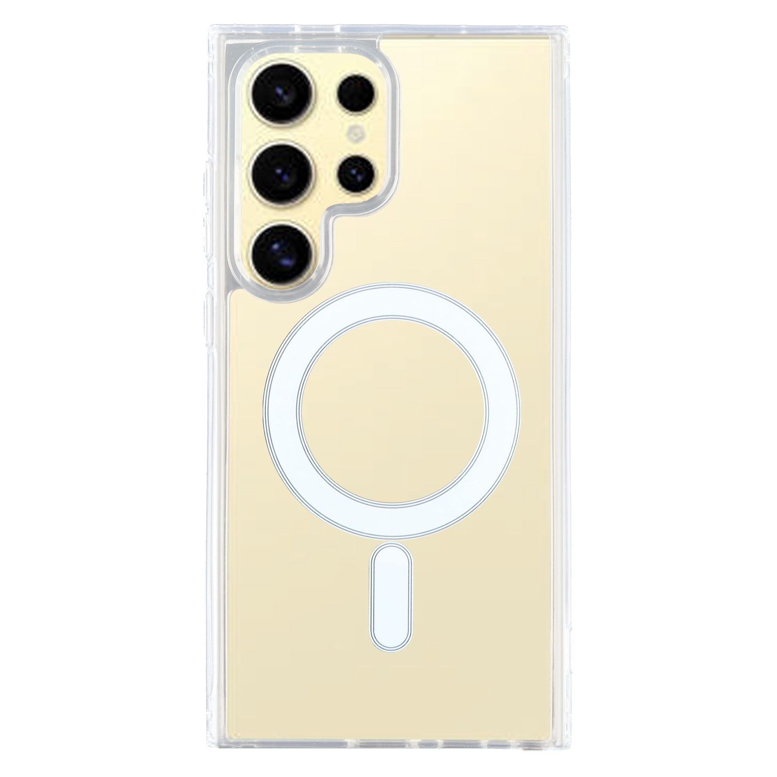 For Samsung Galaxy S24 Ultra 5G MagSafe Clear Acrylic PC +TPU Phone Case(Transparent) For Samsung Galaxy S24 Ultra 5G MagSafe Clear Acrylic PC +TPU Phone Case(Transparent)