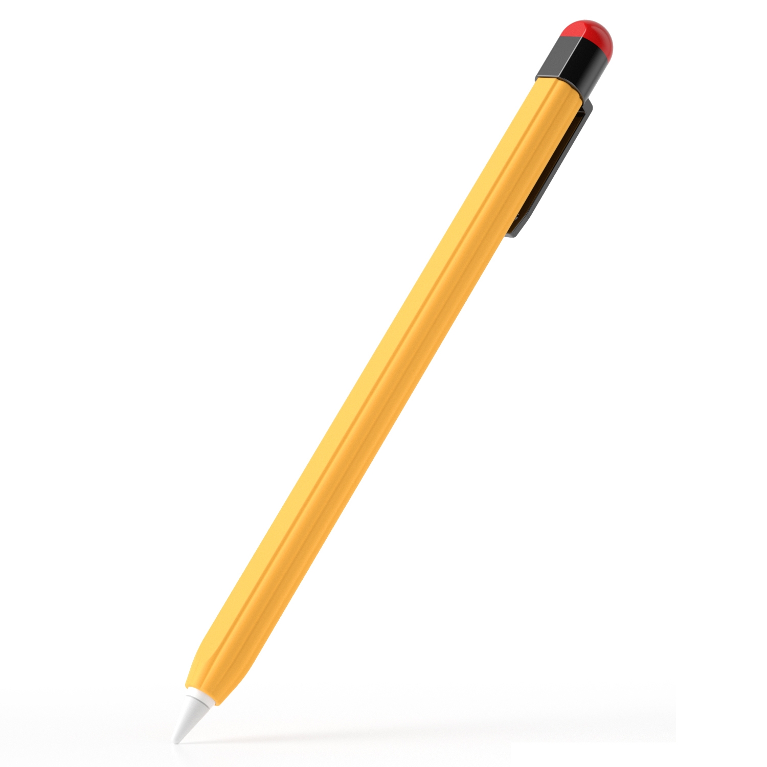 For Apple Pencil 2 Pen Clip Ultra Thin Series Stylus Pen Protective Case(Yellow) For Apple Pencil 2 Pen Clip Ultra Thin Series Stylus Pen Protective Case(Yellow)