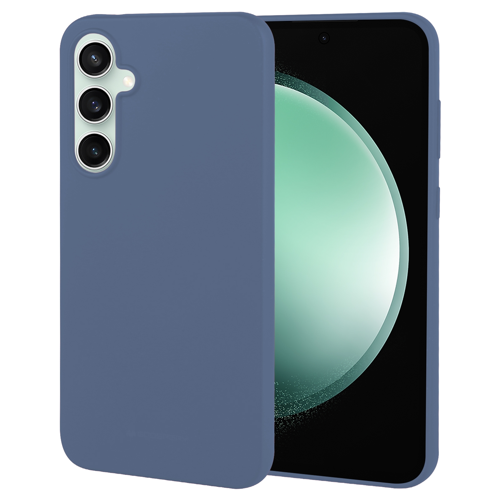 For Samsung Galaxy S23 FE 5G GOOSPERY SOFT FEELING Liquid TPU Soft Phone Case(Dark Blue)