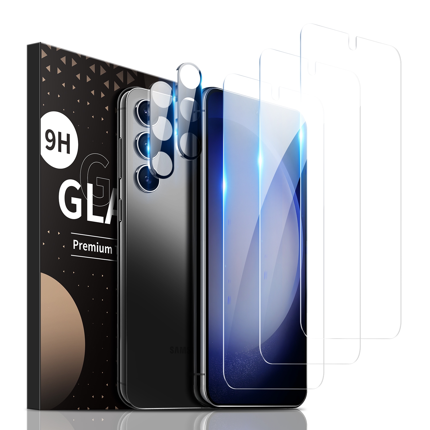 For Samsung Galaxy S23+ 5G 3pcs 0.16mm 9H Nanoglass Fingerprint Unlock Screen Film with 2pcs Lens Film For Samsung Galaxy S23+ 5G 3pcs 0.16mm 9H Nanoglass Fingerprint Unlock Screen Film with 2pcs Lens Film