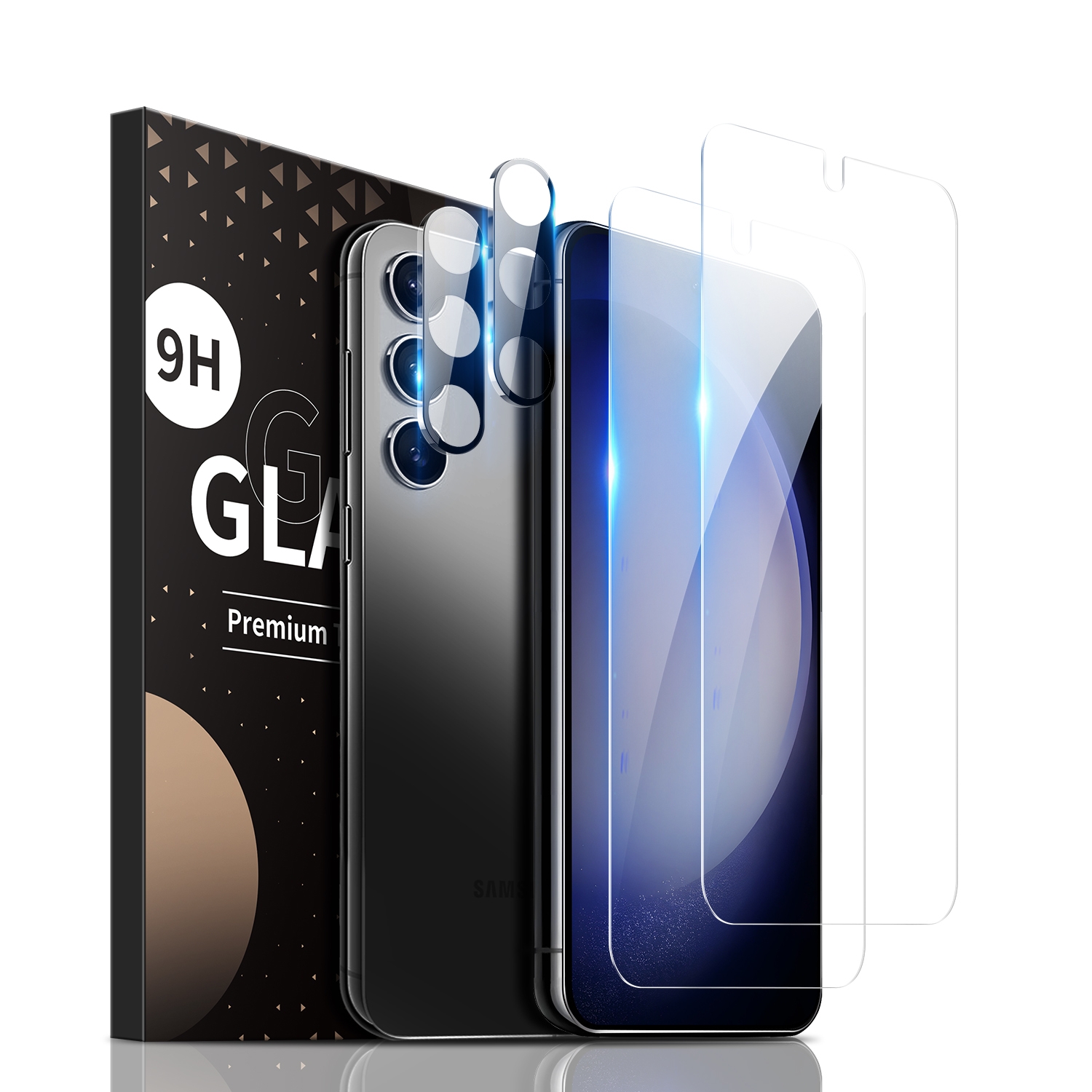 For Samsung Galaxy S23+ 5G 2pcs 0.16mm 9H Nanoglass Fingerprint Unlock Screen Film with 2pcs Lens Film For Samsung Galaxy S23+ 5G 2pcs 0.16mm 9H Nanoglass Fingerprint Unlock Screen Film with 2pcs Lens Film