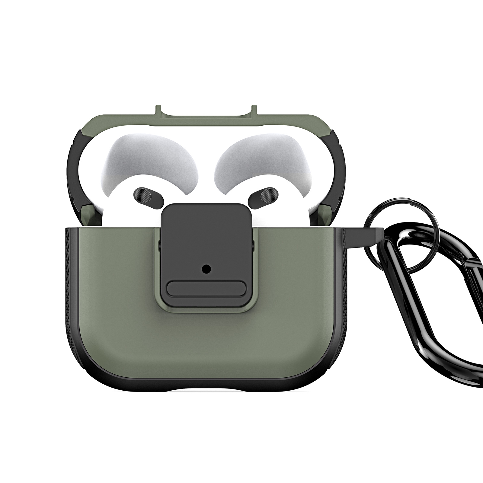 For AirPods 3 DUX DUCIS PECJ Series Earbuds Box Protective Case(Army Green) For AirPods 3 DUX DUCIS PECJ Series Earbuds Box Protective Case(Army Green)