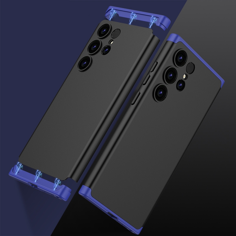 For Samsung Galaxy S24 Ultra 5G GKK Mortise-Tenon Connection Three Stage Splicing Full Coverage PC Phone Case(Blue) For Samsung Galaxy S24 Ultra 5G GKK Mortise-Tenon Connection Three Stage Splicing Full Coverage PC Phone Case(Blue)