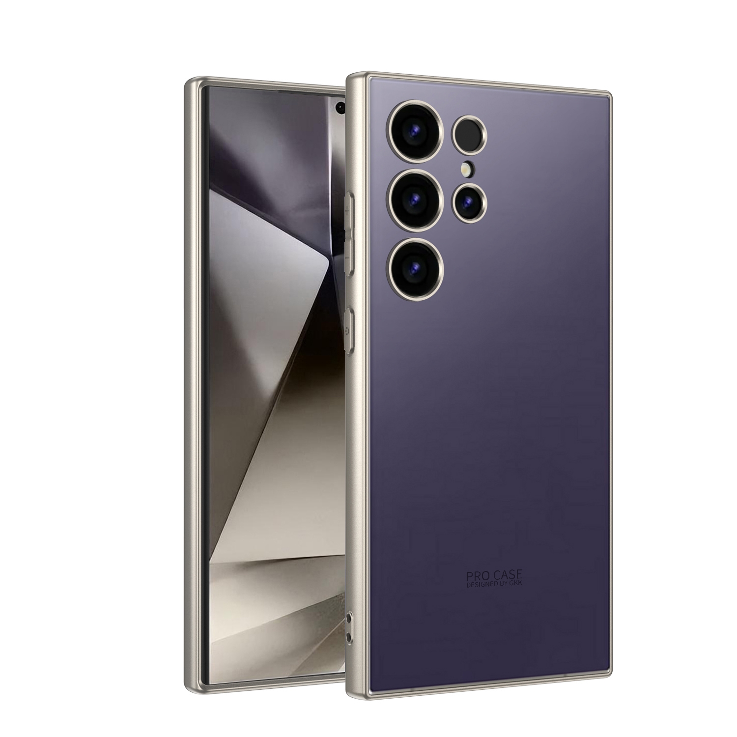 For Samsung Galaxy S24 Ultra 5G GKK AG Craft Skin Feel Full Coverage Phone Case(Purple) For Samsung Galaxy S24 Ultra 5G GKK AG Craft Skin Feel Full Coverage Phone Case(Purple)