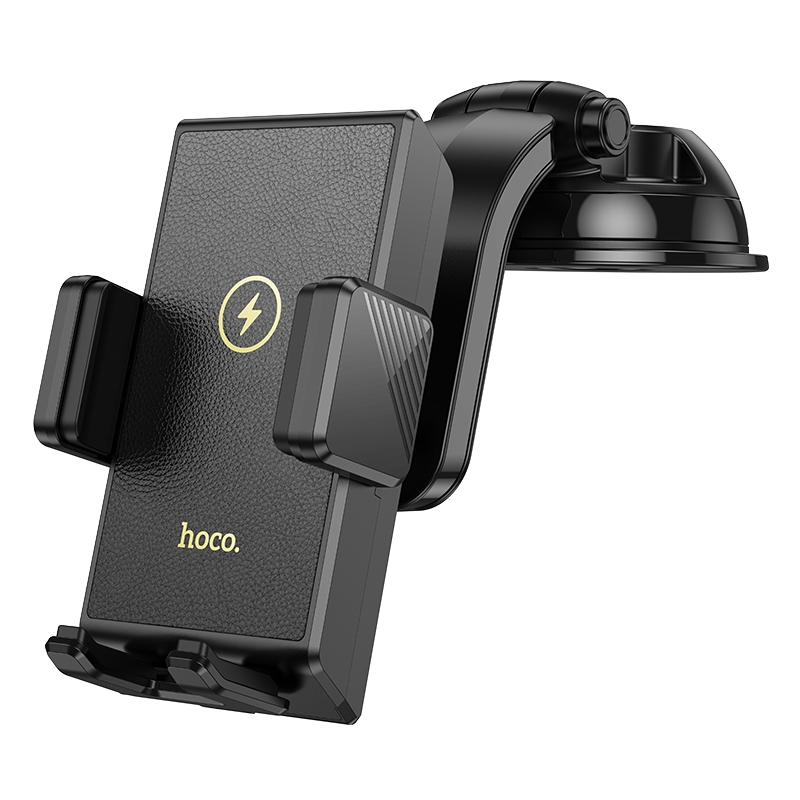 hoco HW22 Precious Wireless Fast Charging Car Center Console Holder(Black) hoco HW22 Precious Wireless Fast Charging Car Center Console Holder(Black)