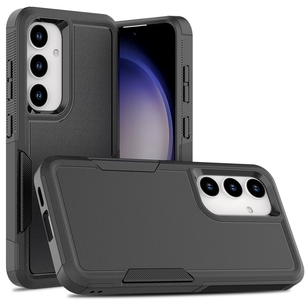 For Samsung Galaxy S24 5G 2 in 1 PC + TPU Phone Case(Black) For Samsung Galaxy S24 5G 2 in 1 PC + TPU Phone Case(Black)