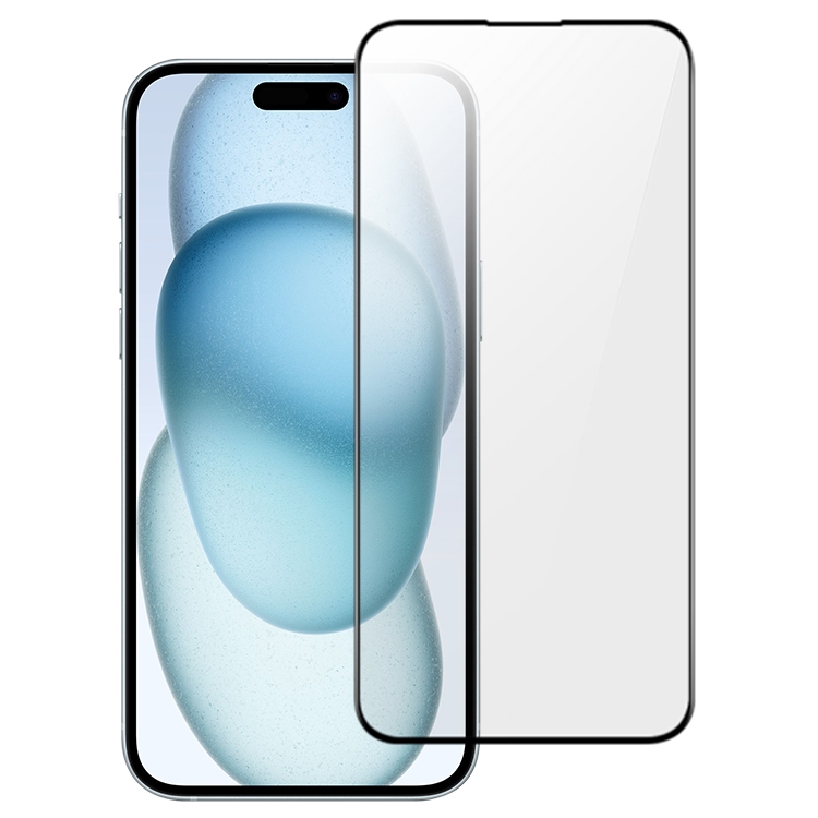 For iPhone 15 TGVIS AR Anti-reflection 2.5D 9H Full-screen Tempered Glass Film For iPhone 15 TGVIS AR Anti-reflection 2.5D 9H Full-screen Tempered Glass Film