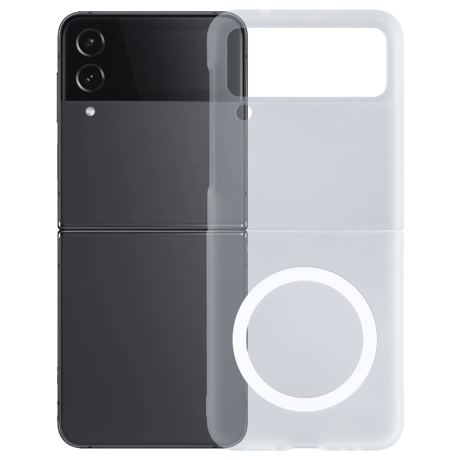For Samsung Galaxy Z Flip4 MagSafe All-Inclusive Shockproof PC Phone Case(Transparent) For Samsung Galaxy Z Flip4 MagSafe All-Inclusive Shockproof PC Phone Case(Transparent)