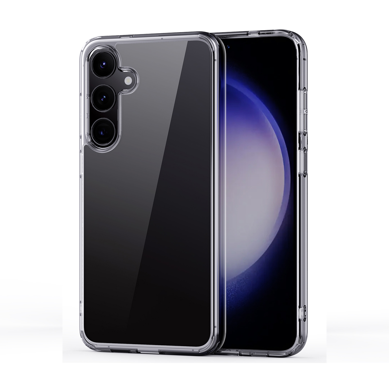 For Samsung Galaxy S24 5G TGVIS Crystal Clear Series PC+TPU Phone Case(Transparent) For Samsung Galaxy S24 5G TGVIS Crystal Clear Series PC+TPU Phone Case(Transparent)