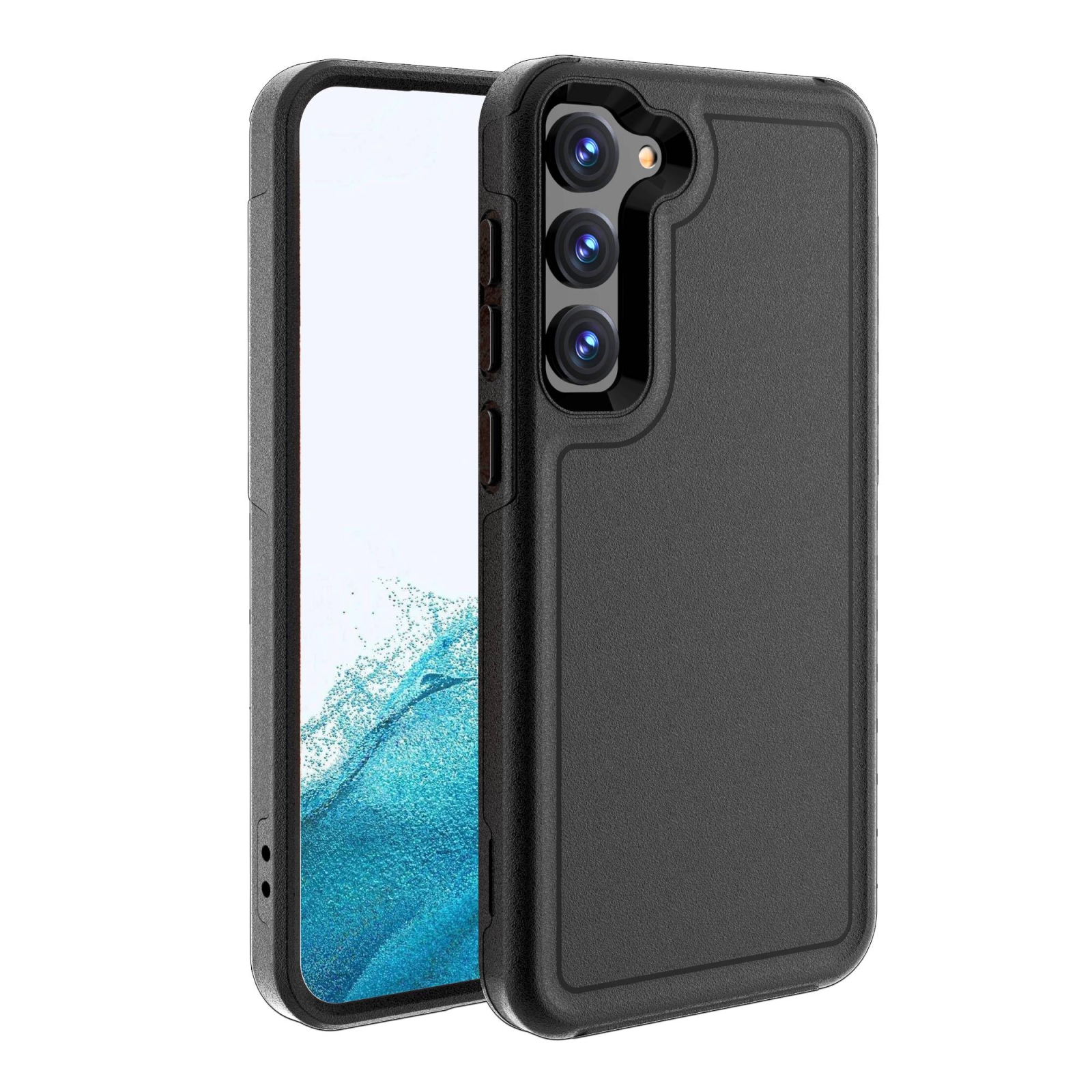 For Samsung Galaxy S23+ 5G RedPepper Armor PC Hybrid TPU Phone Case(Black) For Samsung Galaxy S23+ 5G RedPepper Armor PC Hybrid TPU Phone Case(Black)