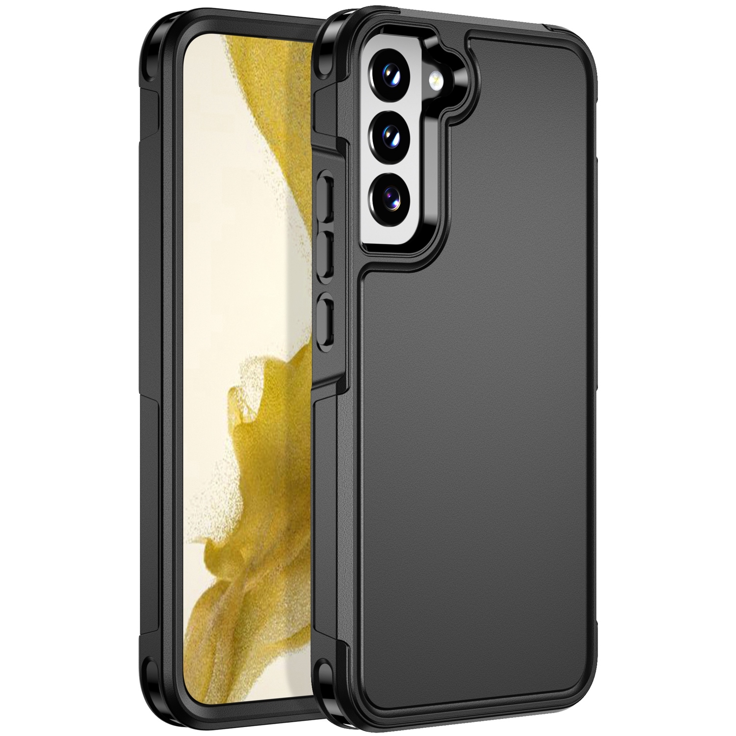 For Samsung Galaxy S22 5G RedPepper Armor PC Hybrid TPU Phone Case(Black) For Samsung Galaxy S22 5G RedPepper Armor PC Hybrid TPU Phone Case(Black)
