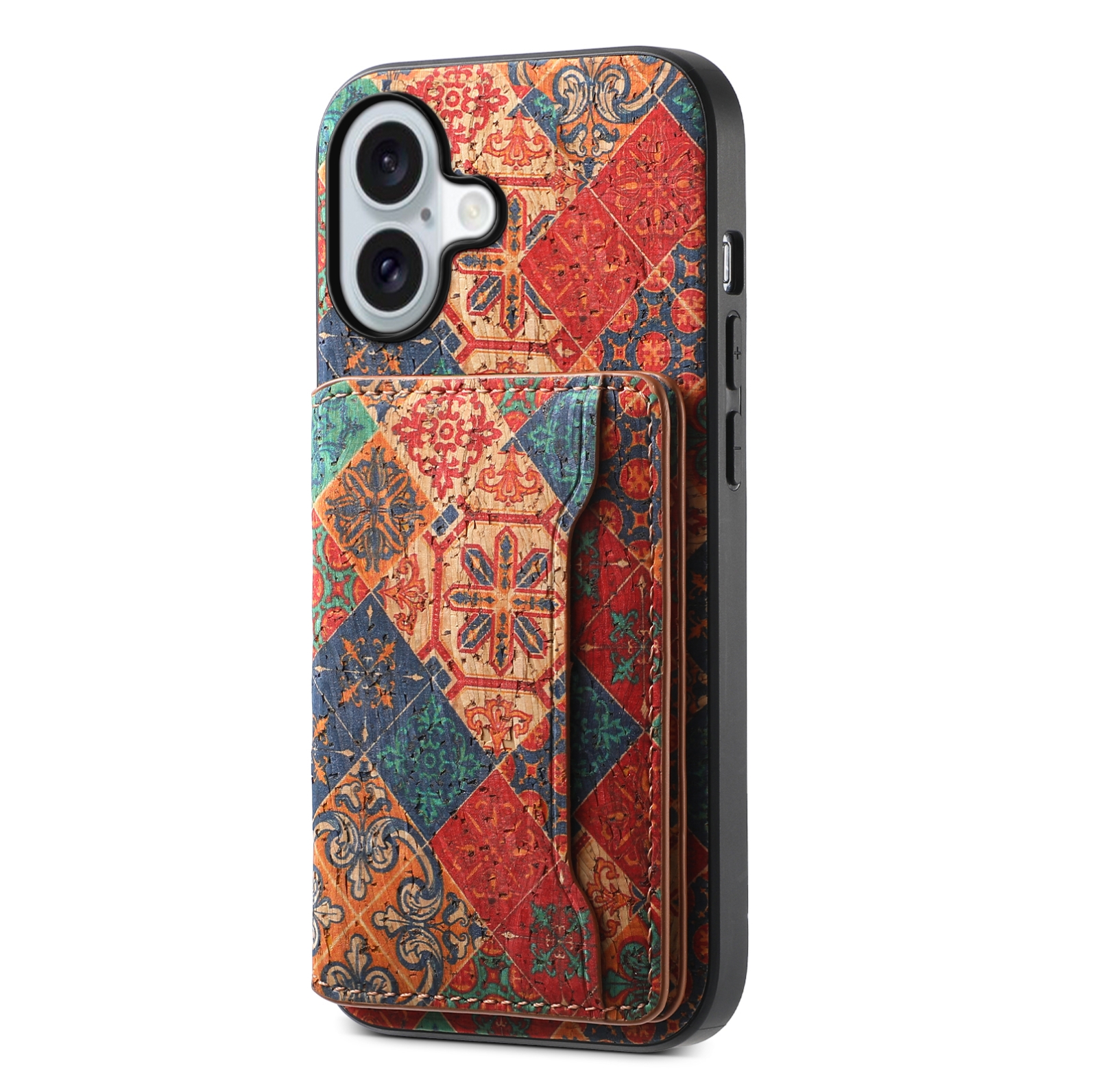 For iPhone 16 Card Slot Holder Phone Case(Winter Blue) For iPhone 16 Card Slot Holder Phone Case(Winter Blue)