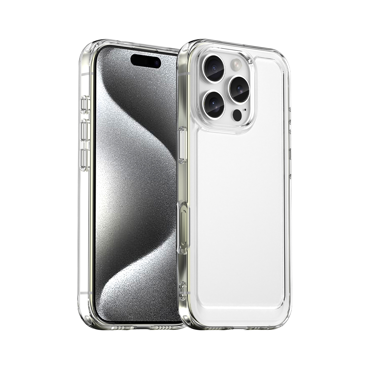 For iPhone 16 Pro Candy Series TPU Phone Case(Transparent) For iPhone 16 Pro Candy Series TPU Phone Case(Transparent)