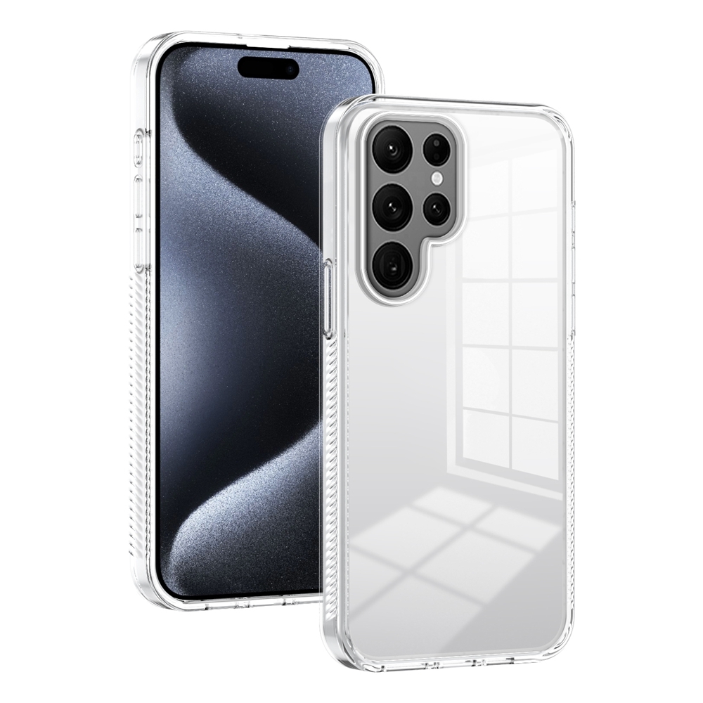 For Samsung Galaxy S22 Ultra 5G 2.5mm Anti-slip Clear Acrylic Hybrid TPU Phone Case(Transparent) For Samsung Galaxy S22 Ultra 5G 2.5mm Anti-slip Clear Acrylic Hybrid TPU Phone Case(Transparent)