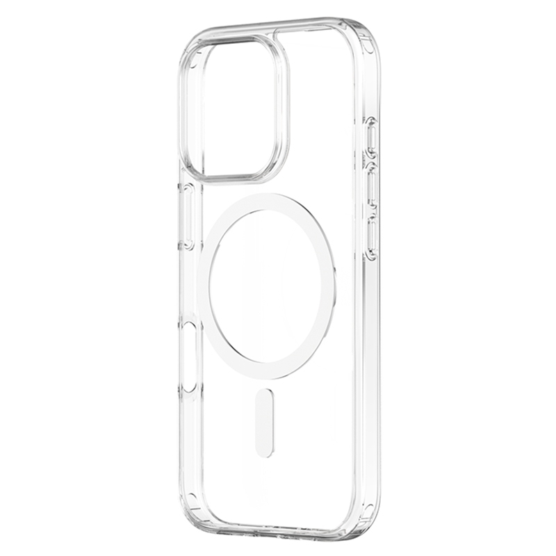 For iPhone 16 Pro ZGA Magsafe Clear PC Hybrid TPU Phone Case(Transparent) For iPhone 16 Pro ZGA Magsafe Clear PC Hybrid TPU Phone Case(Transparent)