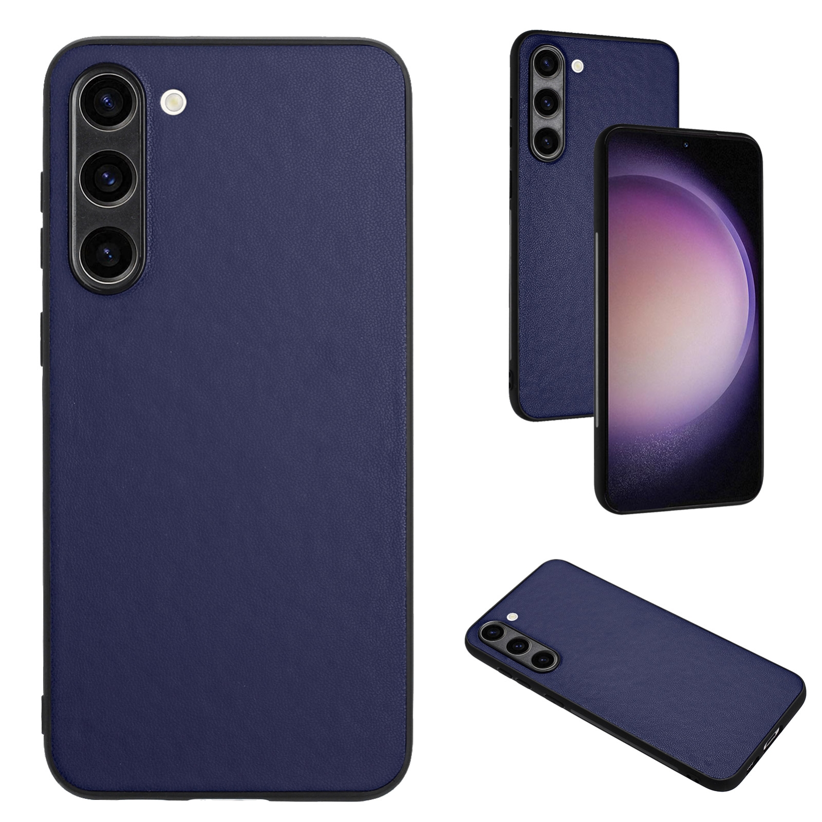 For Samsung Galaxy S23+ 5G R20 Leather Pattern Phone Single Case(Blue) For Samsung Galaxy S23+ 5G R20 Leather Pattern Phone Single Case(Blue)