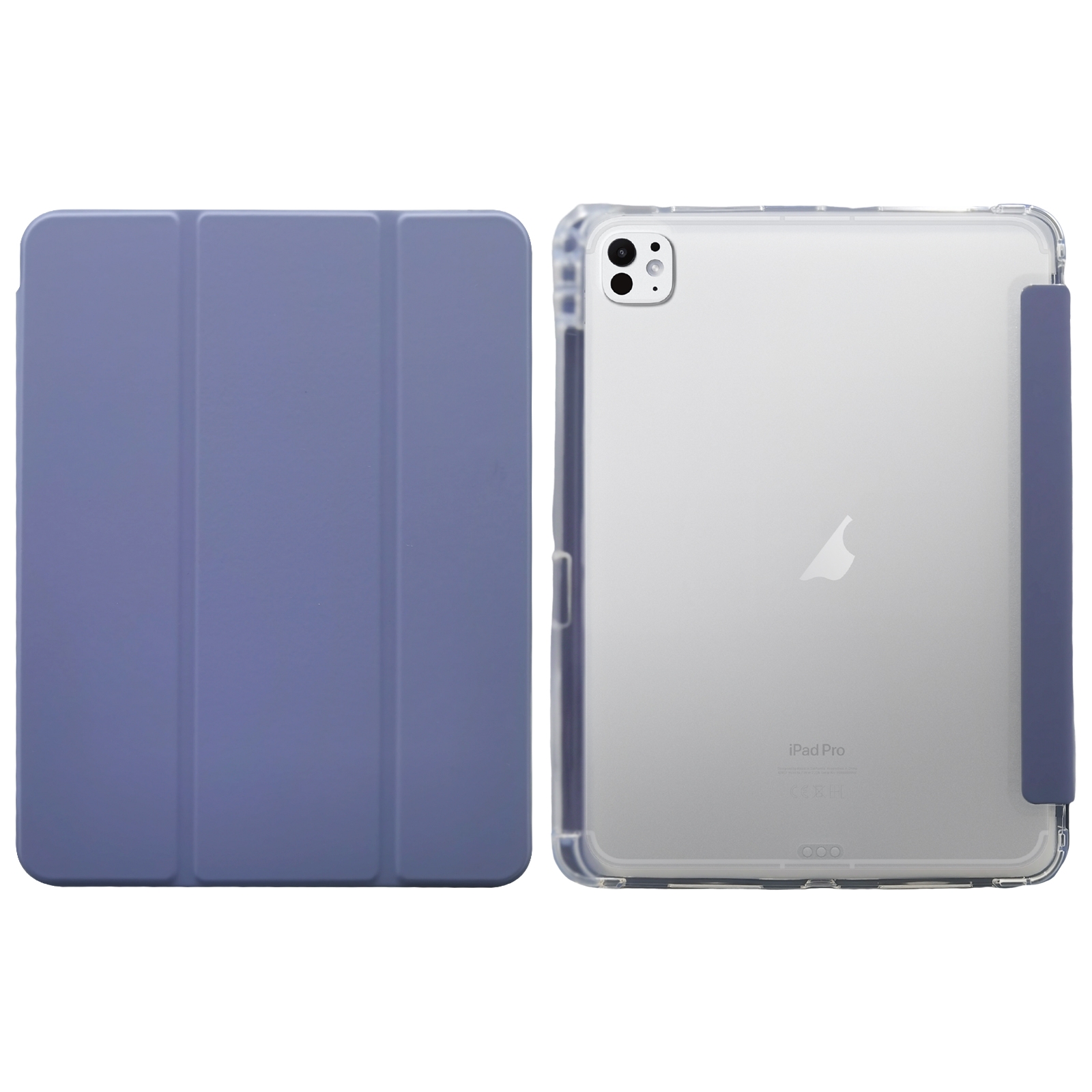 For iPad Pro 11 2024 3-folding Electric Pressed Skin Texture Leather Tablet Case(Lavender) For iPad Pro 11 2024 3-folding Electric Pressed Skin Texture Leather Tablet Case(Lavender)