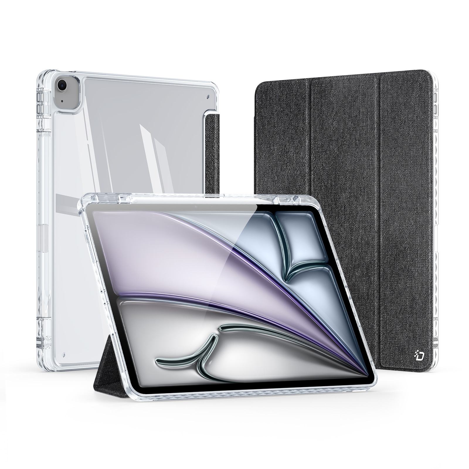 For iPad Air 13 2024 / Pro 12.9 DUX DUCIS Unid Series PU+TPU Smart Tablet Case(Black) For iPad Air 13 2024 / Pro 12.9 DUX DUCIS Unid Series PU+TPU Smart Tablet Case(Black)